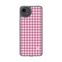 スリムプロテクションケース［ Checkered Pink - ギンガムチェック ピンク ］