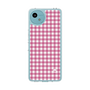 スリムプロテクションケース［ Checkered Pink - ギンガムチェック ピンク ］