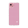 スリムプロテクションケース［ Checkered Pink - ギンガムチェック ピンク ］