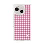 スリムプロテクションケース［ Checkered Pink - ギンガムチェック ピンク ］