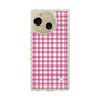 スリムプロテクションケース［ Checkered Pink - ギンガムチェック ピンク ］