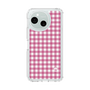 スリムプロテクションケース［ Checkered Pink - ギンガムチェック ピンク ］