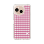 スリムプロテクションケース［ Checkered Pink - ギンガムチェック ピンク ］