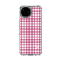 スリムプロテクションケース［ Checkered Pink - ギンガムチェック ピンク ］