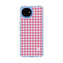 スリムプロテクションケース［ Checkered Pink - ギンガムチェック ピンク ］
