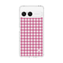 スリムプロテクションケース［ Checkered Pink - ギンガムチェック ピンク ］