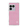 スリムプロテクションケース［ Checkered Pink - ギンガムチェック ピンク ］