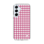 スリムプロテクションケース［ Checkered Pink - ギンガムチェック ピンク ］