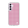 スリムプロテクションケース［ Checkered Pink - ギンガムチェック ピンク ］