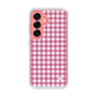 スリムプロテクションケース［ Checkered Pink - ギンガムチェック ピンク ］