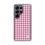 スリムプロテクションケース［ Checkered Pink - ギンガムチェック ピンク ］