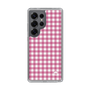 スリムプロテクションケース［ Checkered Pink - ギンガムチェック ピンク ］