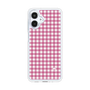 スリムプロテクションケース［ Checkered Pink - ギンガムチェック ピンク ］