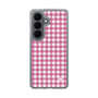 スリムプロテクションケース［ Checkered Pink - ギンガムチェック ピンク ］