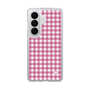 スリムプロテクションケース［ Checkered Pink - ギンガムチェック ピンク ］