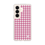 スリムプロテクションケース［ Checkered Pink - ギンガムチェック ピンク ］