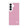 スリムプロテクションケース［ Checkered Pink - ギンガムチェック ピンク ］