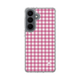 スリムプロテクションケース［ Checkered Pink - ギンガムチェック ピンク ］