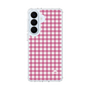 スリムプロテクションケース［ Checkered Pink - ギンガムチェック ピンク ］
