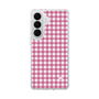 スリムプロテクションケース［ Checkered Pink - ギンガムチェック ピンク ］
