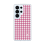 スリムプロテクションケース［ Checkered Pink - ギンガムチェック ピンク ］