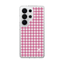 スリムプロテクションケース［ Checkered Pink - ギンガムチェック ピンク ］