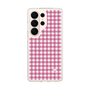 スリムプロテクションケース［ Checkered Pink - ギンガムチェック ピンク ］