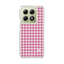 スリムプロテクションケース［ Checkered Pink - ギンガムチェック ピンク ］