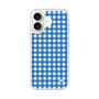 スリムプロテクションケース［ Checkered Blue - ギンガムチェック ブルー ］
