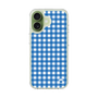 スリムプロテクションケース［ Checkered Blue - ギンガムチェック ブルー ］