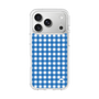 スリムプロテクションケース［ Checkered Blue - ギンガムチェック ブルー ］
