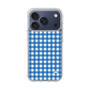 スリムプロテクションケース［ Checkered Blue - ギンガムチェック ブルー ］