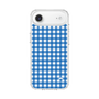 スリムプロテクションケース［ Checkered Blue - ギンガムチェック ブルー ］
