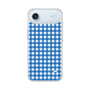 スリムプロテクションケース［ Checkered Blue - ギンガムチェック ブルー ］