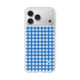 スリムプロテクションケース［ Checkered Blue - ギンガムチェック ブルー ］