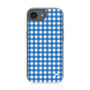 スリムプロテクションケース［ Checkered Blue - ギンガムチェック ブルー ］