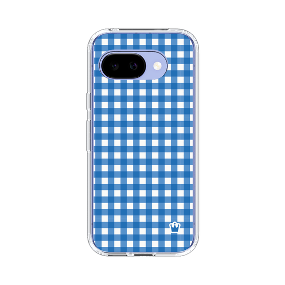 スリムプロテクションケース［ Checkered Blue - ギンガムチェック ブルー ］
