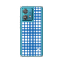 スリムプロテクションケース［ Checkered Blue - ギンガムチェック ブルー ］