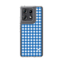 スリムプロテクションケース［ Checkered Blue - ギンガムチェック ブルー ］