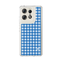 スリムプロテクションケース［ Checkered Blue - ギンガムチェック ブルー ］