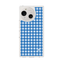 スリムプロテクションケース［ Checkered Blue - ギンガムチェック ブルー ］