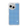 スリムプロテクションケース［ Checkered Blue - ギンガムチェック ブルー ］