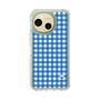 スリムプロテクションケース［ Checkered Blue - ギンガムチェック ブルー ］