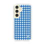 スリムプロテクションケース［ Checkered Blue - ギンガムチェック ブルー ］