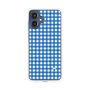 スリムプロテクションケース［ Checkered Blue - ギンガムチェック ブルー ］