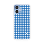 スリムプロテクションケース［ Checkered Blue - ギンガムチェック ブルー ］