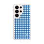 スリムプロテクションケース［ Checkered Blue - ギンガムチェック ブルー ］