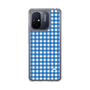スリムプロテクションケース［ Checkered Blue - ギンガムチェック ブルー ］