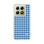 スリムプロテクションケース［ Checkered Blue - ギンガムチェック ブルー ］