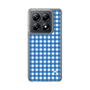 スリムプロテクションケース［ Checkered Blue - ギンガムチェック ブルー ］